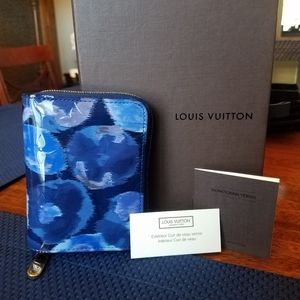 SOLD@! Auth. Louis Vuitton Ikat BlueVernis Flora